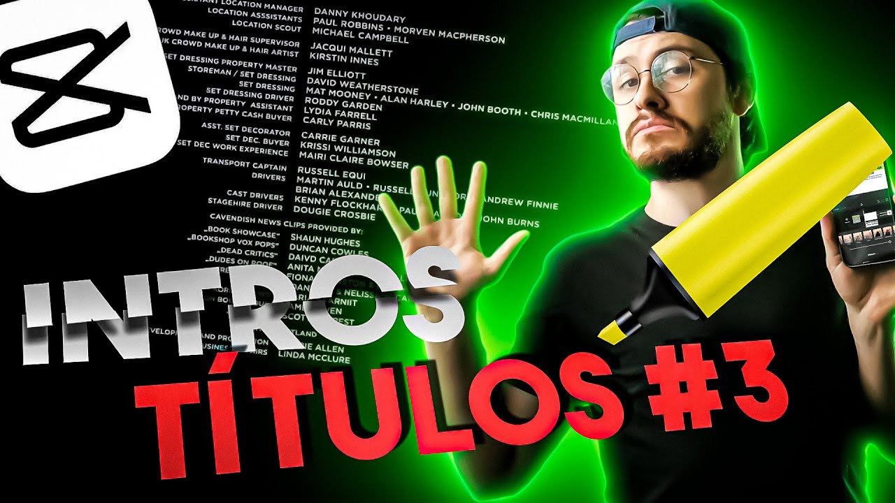 CAPCUT - Como fazer INTROS, MARCA TEXTO e VINHETAS para seu vídeo pelo CELULAR (PARTE 3)