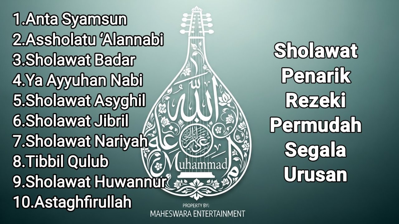 SHOLAWAT JIBRIL & ISTIGHFAR PEMBUKA REZEKI | SHOLAWAT MERDU TERBARU