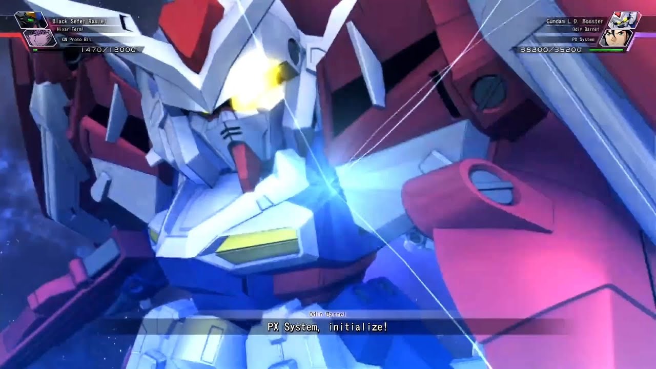 SD Gundam G Gen Cross Rays - OZX-GU01LOB Gundam L.O. Booster (Odin Bernett) (Dual Story: G-Unit)