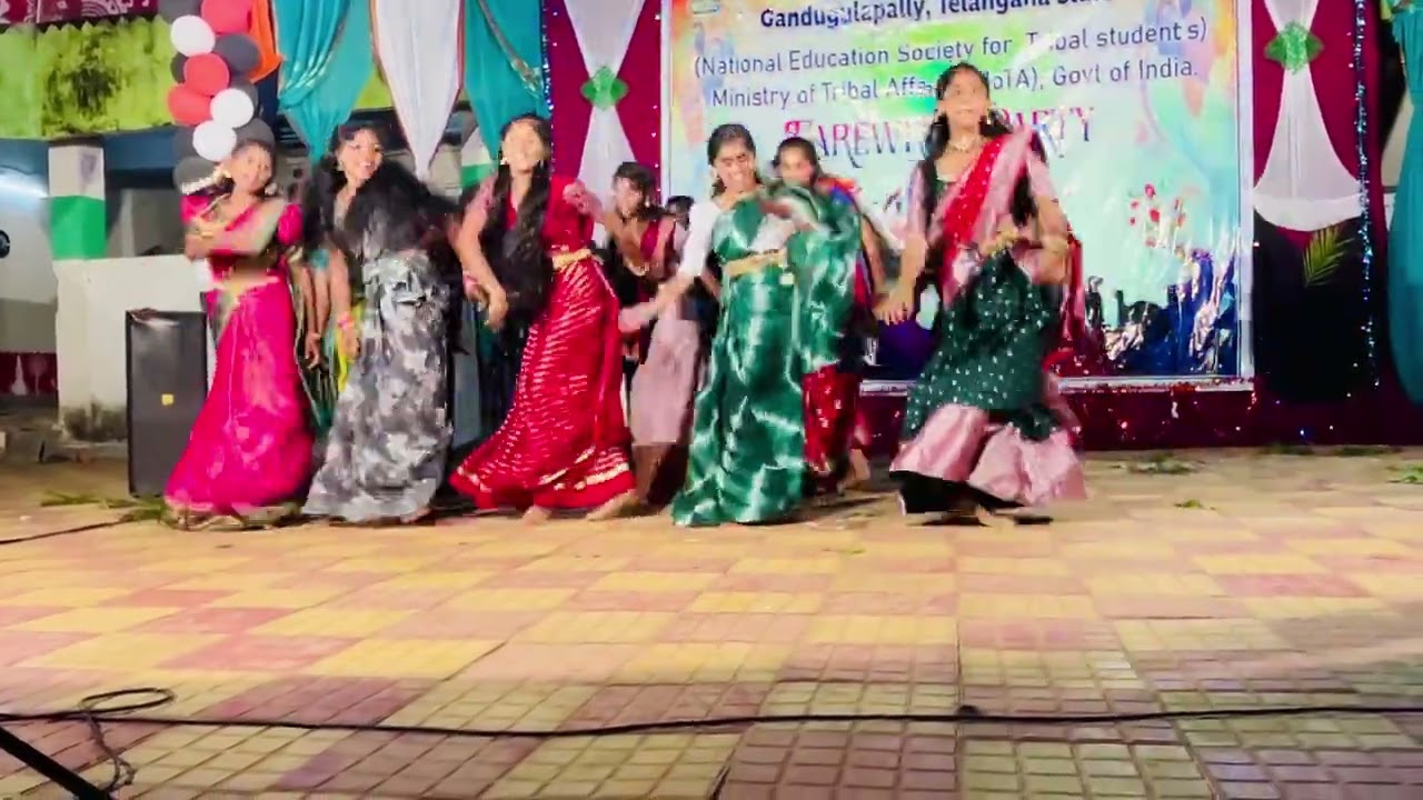 Farewell 2025 dance by 1st year students at EMRS Gandugulapally #emrs_gandugulapally #farewell