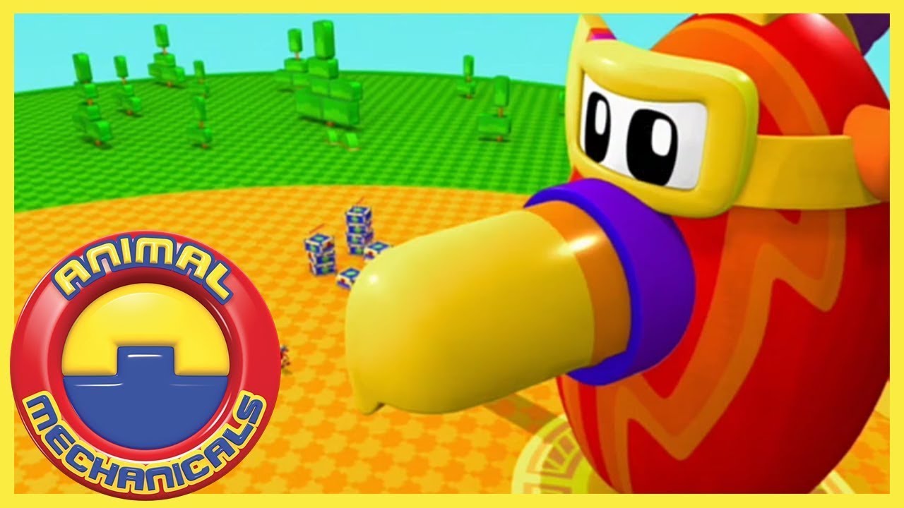 Animal Mechanicals 312 - Mechana Hawk Rocket Island | Full Episode HD | Cartoons for Kids