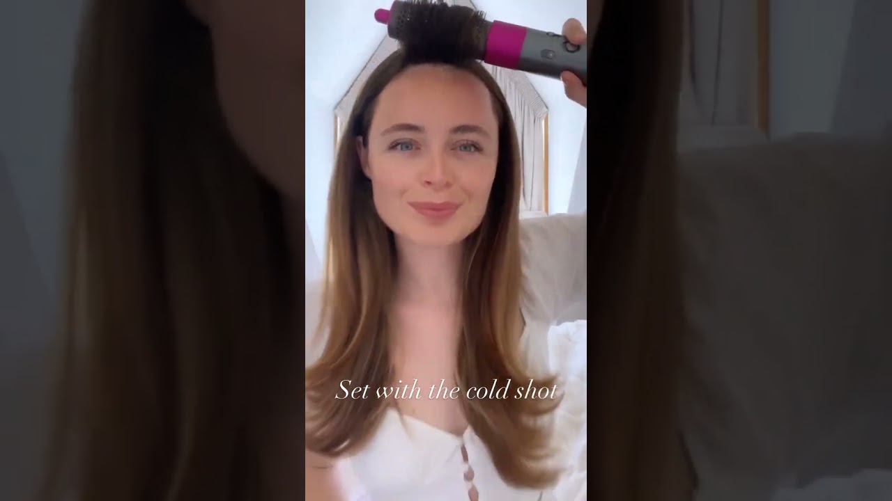 How to style your BANGS with the Dyson Airwrap #dysonairwrap #hairtutorial #dysonairwraptutorial