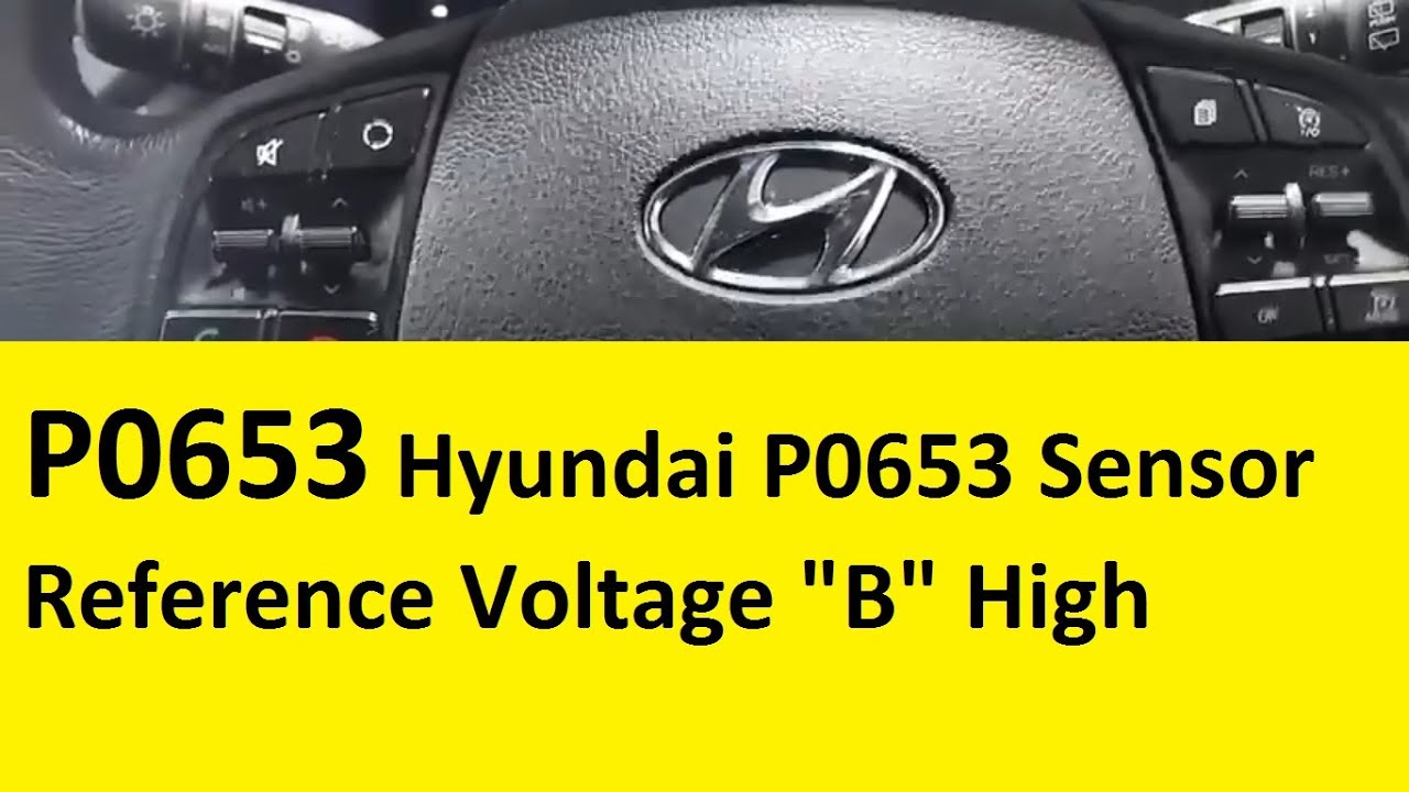 Hyundai Kia P0653 Опорное напряжение датчика B высокое