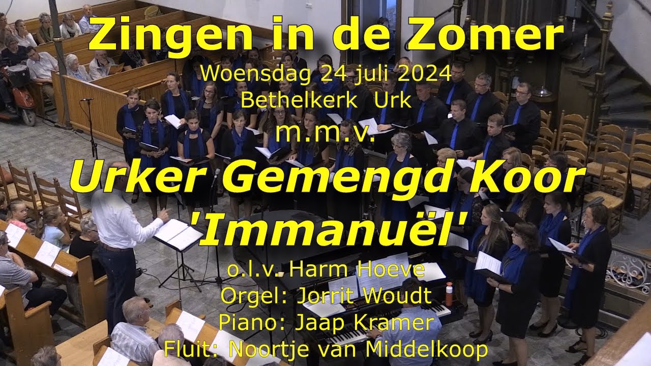3e Zangavond m.m.v. Immanuël