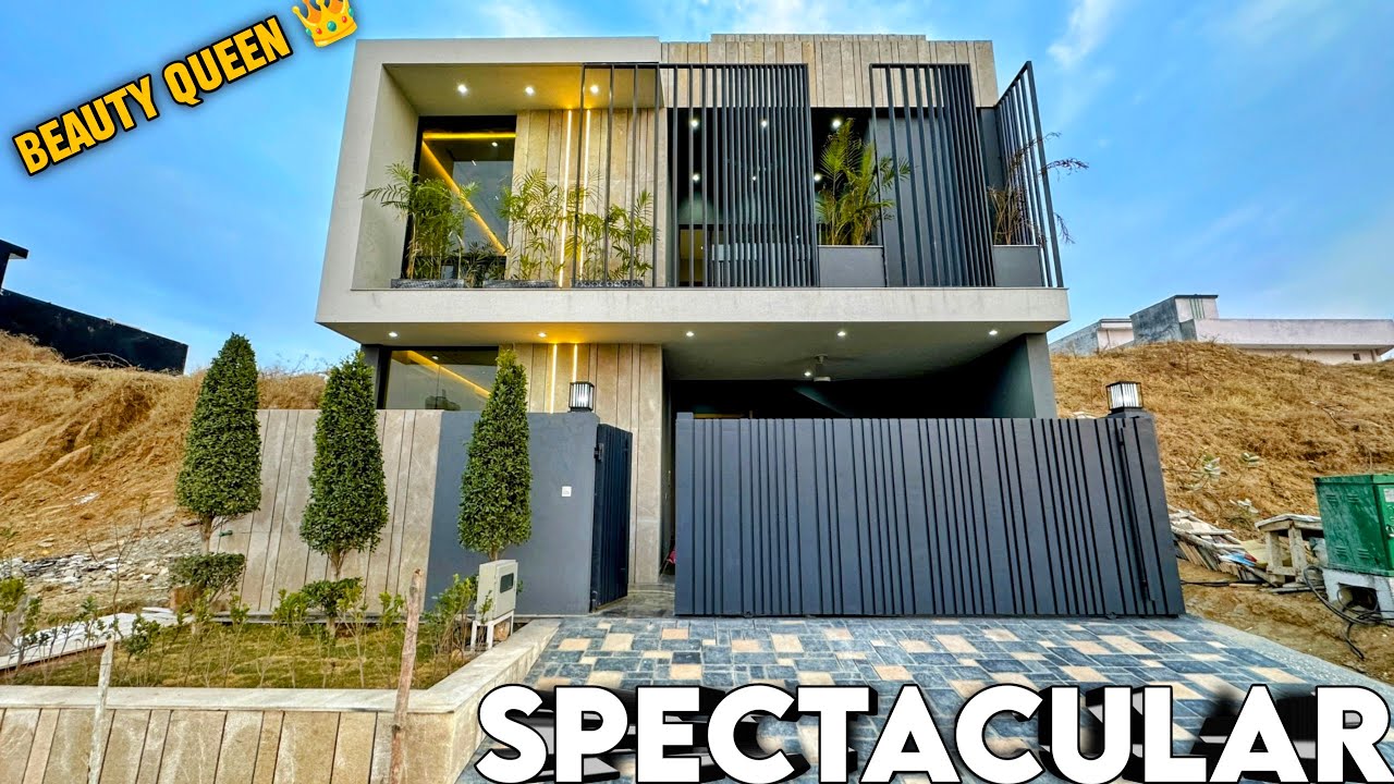 30' &times; 60' ( 8 MARLA ) Architectural Masterpiece SOLID AS ROCK House For Sale in B-17 Islamabad