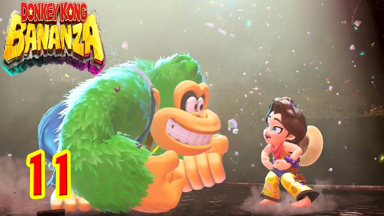 Donkey Kong Bananza🍌Stampfbaff Kampf am Ende der Schicht #11