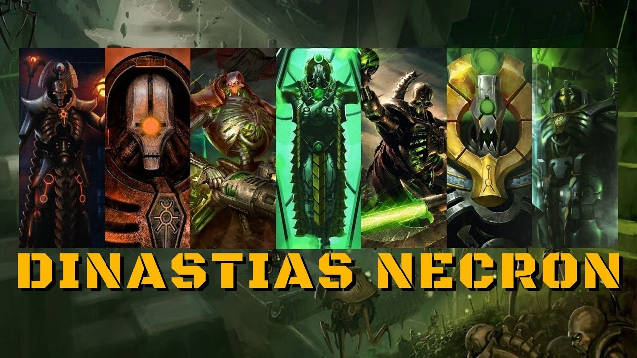Lore 40k, Dinastías Necron