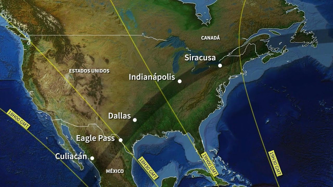 Eclipse total de sol del 8 de abril de 2024 | AFP