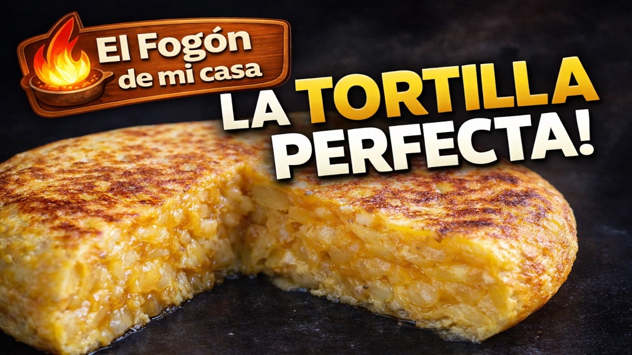 Tortilla Española Jugosa por Dentro Crujiente por Fuera Receta Tradicional