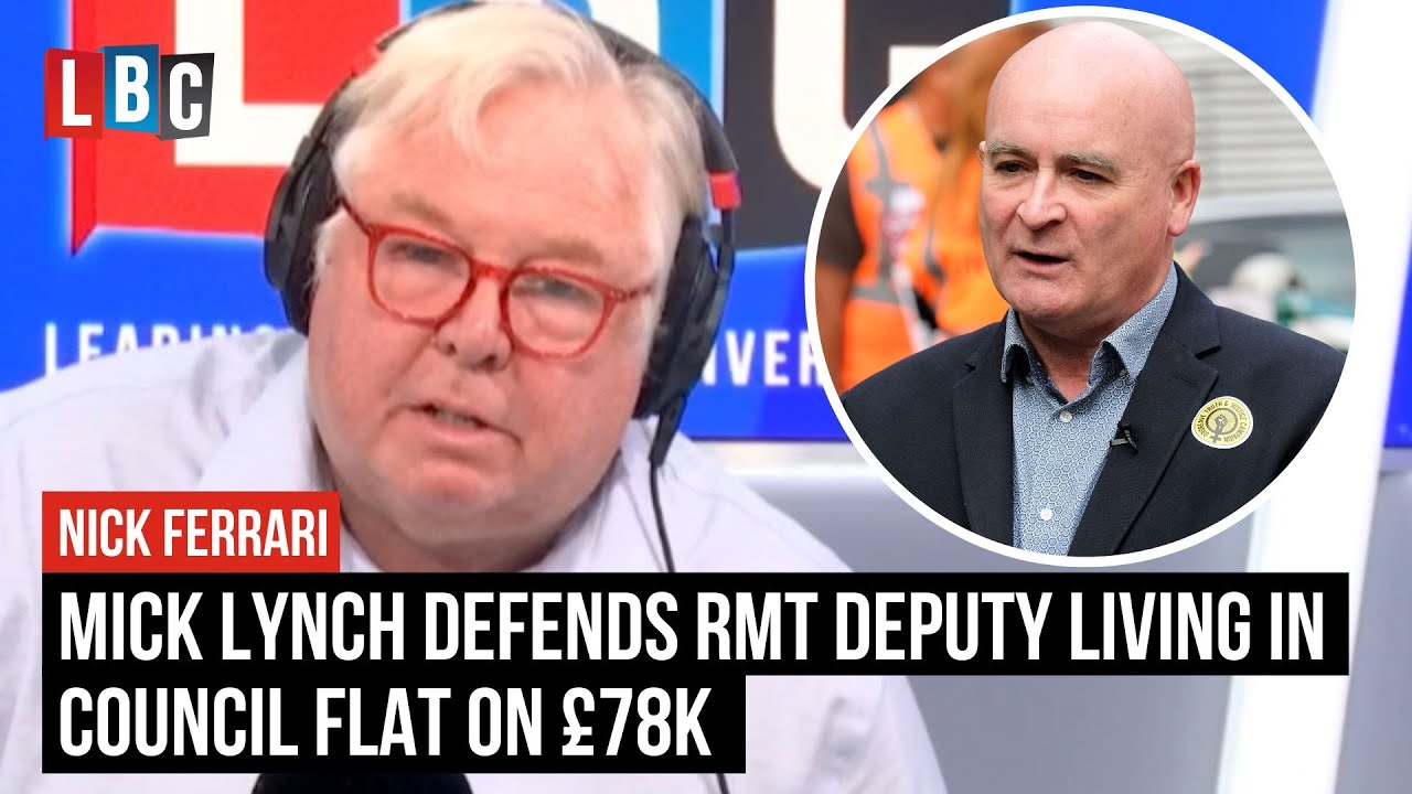 Mick Lynch defends RMT deputy living in council flat on £78k