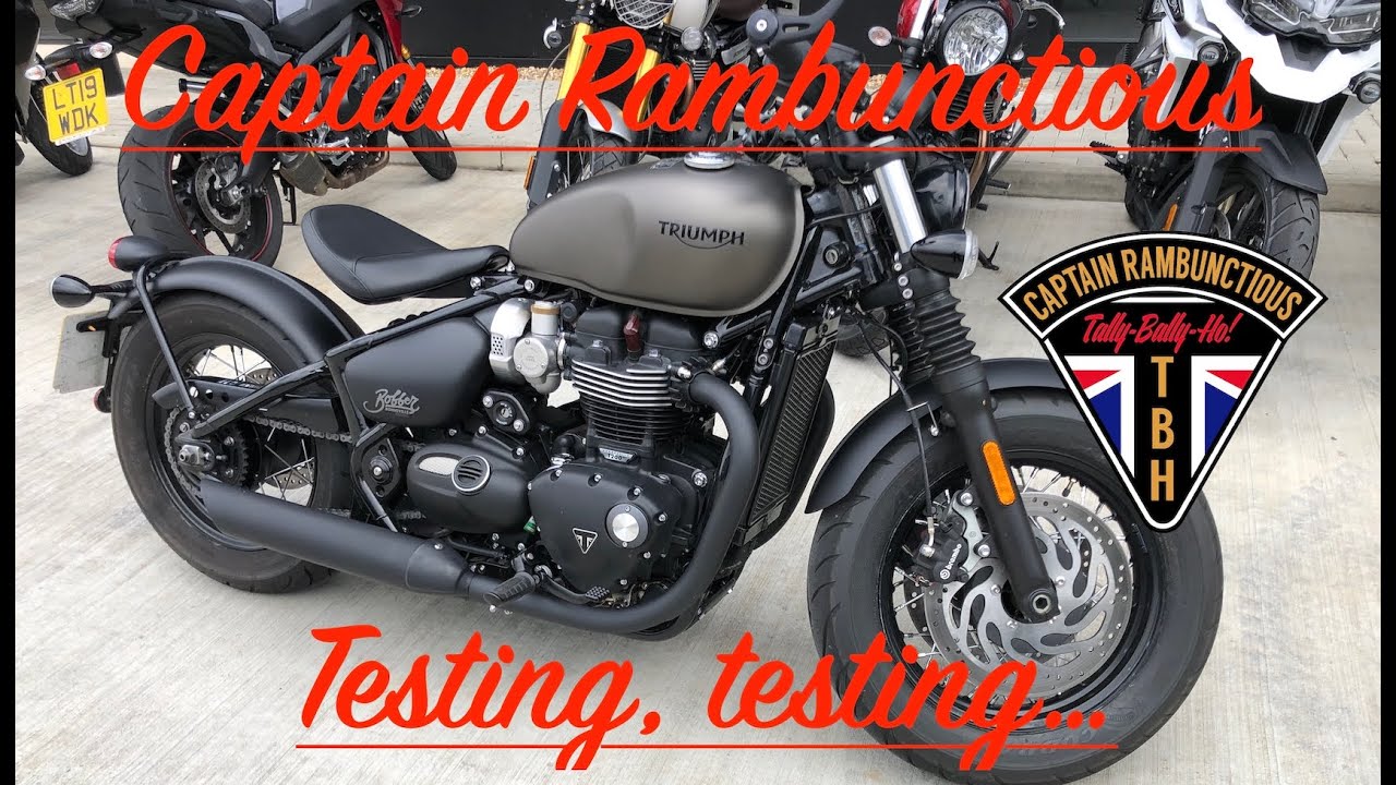 Decisions Decisions - Test riding a couple of Triumphs BEFORE I bought the Speedmaster