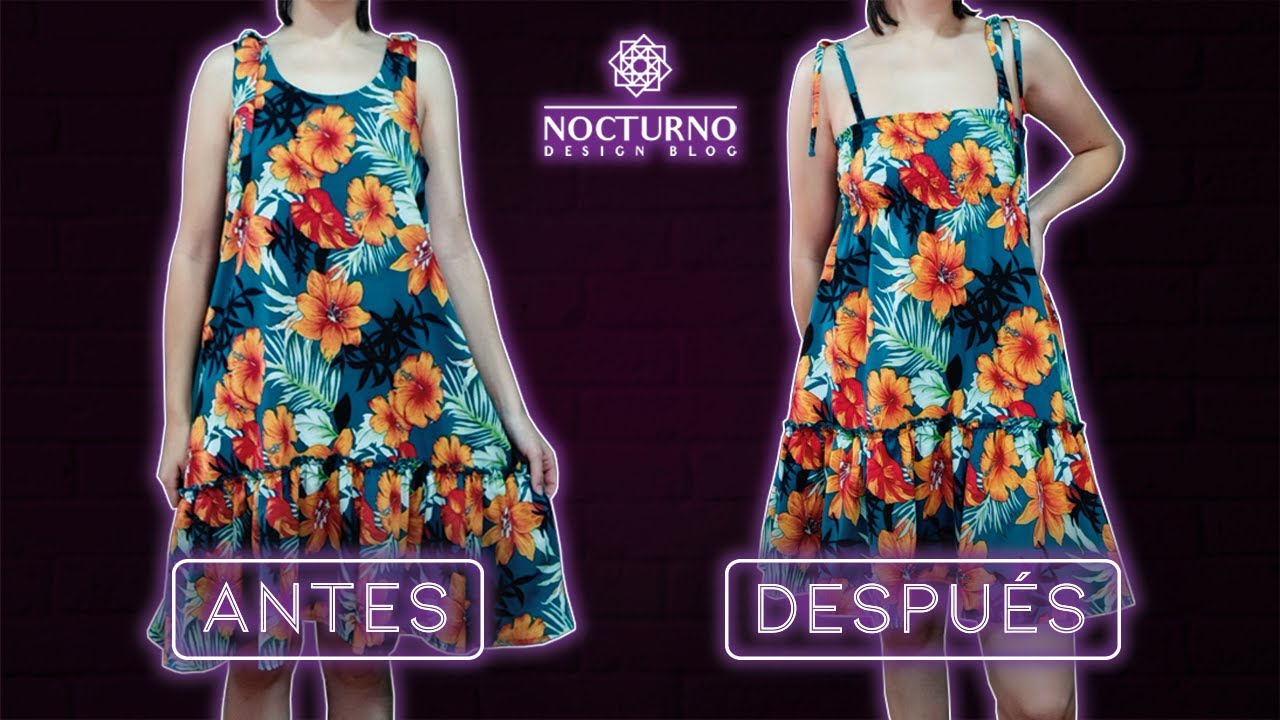 Thrift Flip: Transformación de vestido fácil y rápido