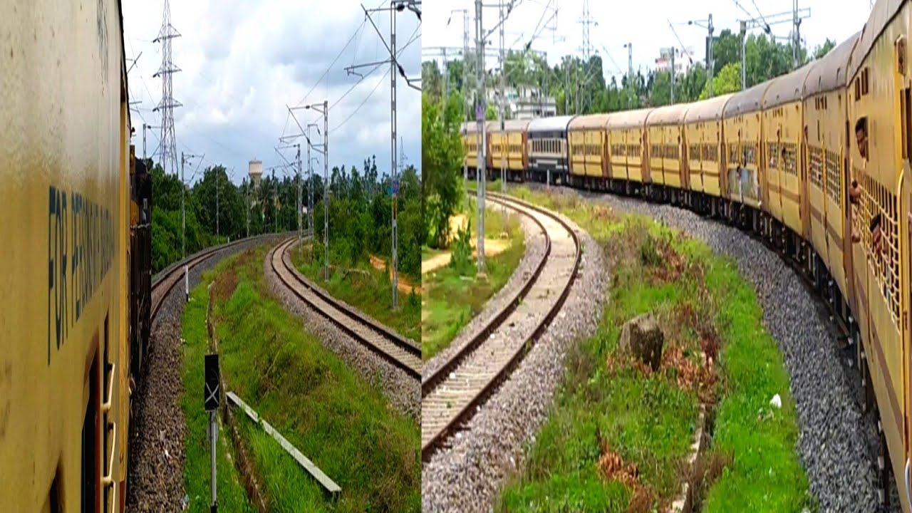 (15663) Agartala Silchar Express Train Ka Departure (AGTL) Station Say| #video #train #railway