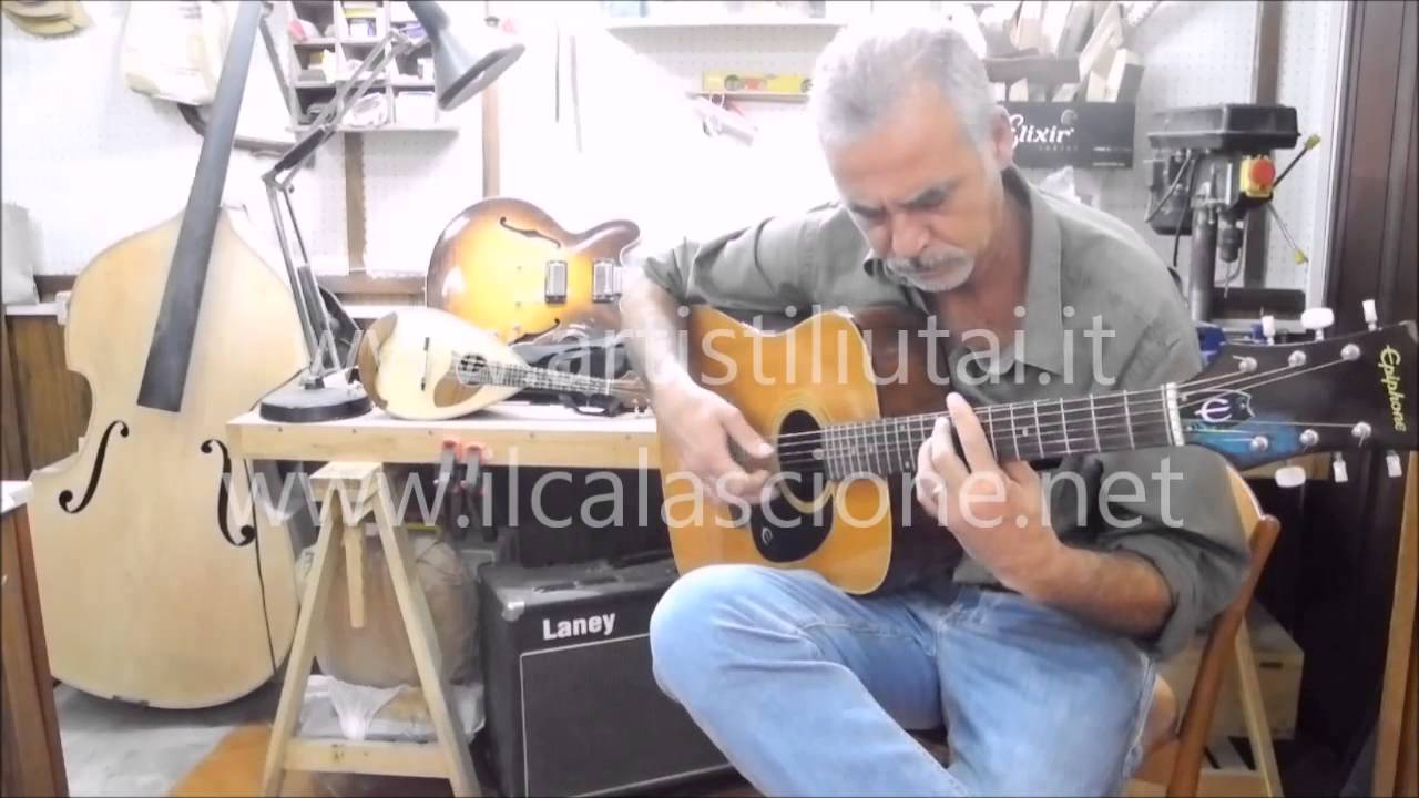 Chitarra Acustica Epiphone FT140 Japan - Video Artisti Liutai