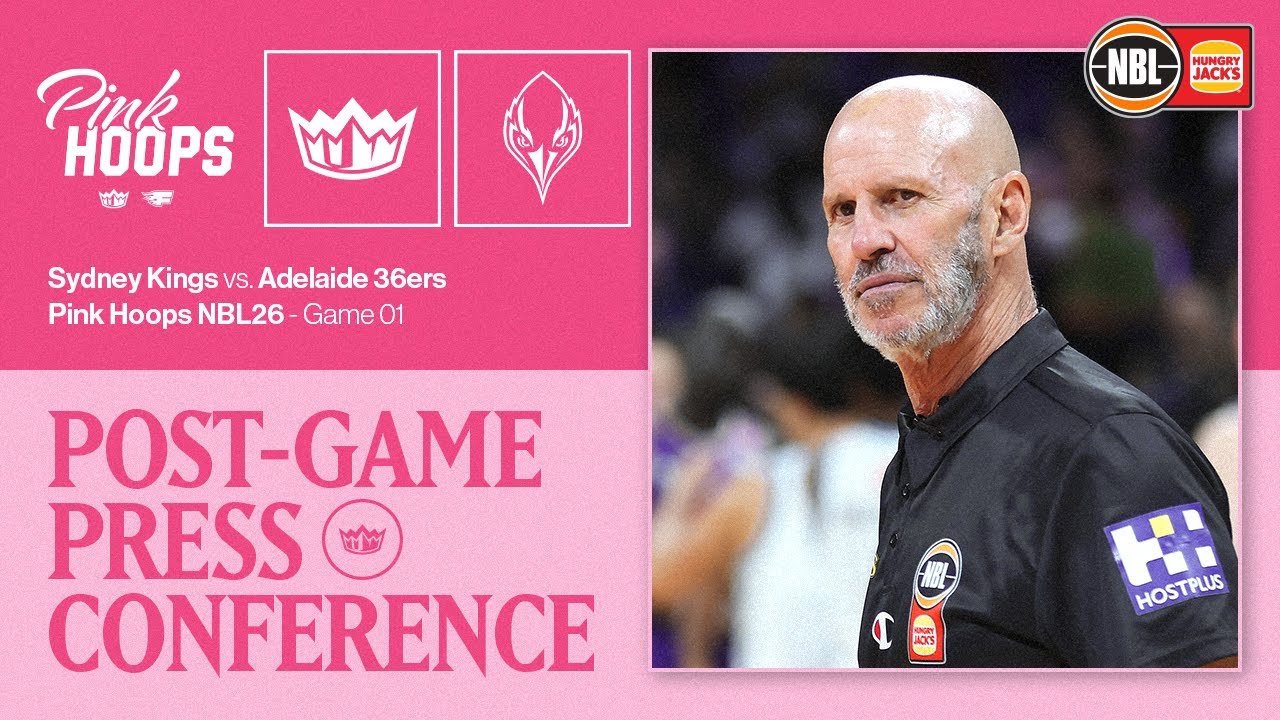 Brian Goorjian Press Conference vs Adelaide 36ers Round 18 NBL26