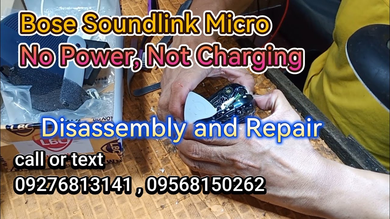 Bose Soundlink Micro Bluetooth speaker, No Power, Not Charging, Disassembly and Repair