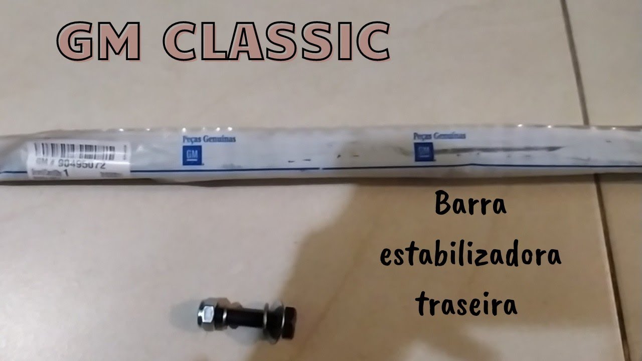 Melhorando estabilidade - Com barra estabilizadora traseira GM Corsa classic
