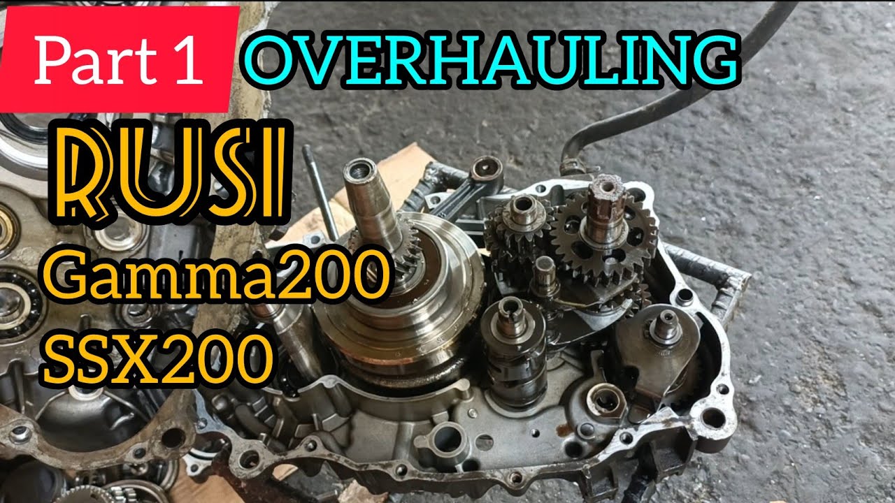 How to overhaul RUSI GAMMA200/SSX200 l part 1 l