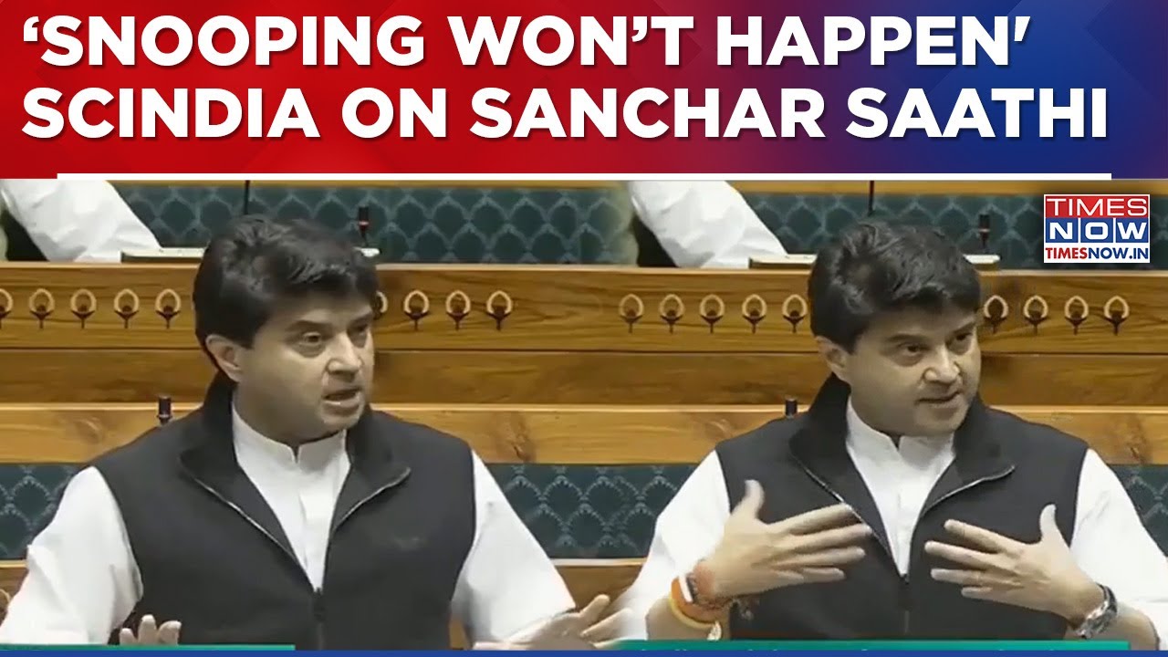 Jyotiraditya Scindia Clarifies On Sanchaar Saathi App In Parliament, Says 'Snooping Won't Happen'
