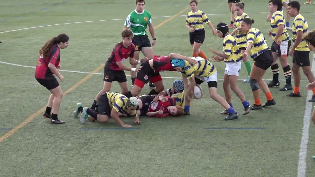 Partit de Rugbi 2a Catalana prèvia grup A, SENGEIEG Vermell vs URS-QBH del dia 19.10.2025