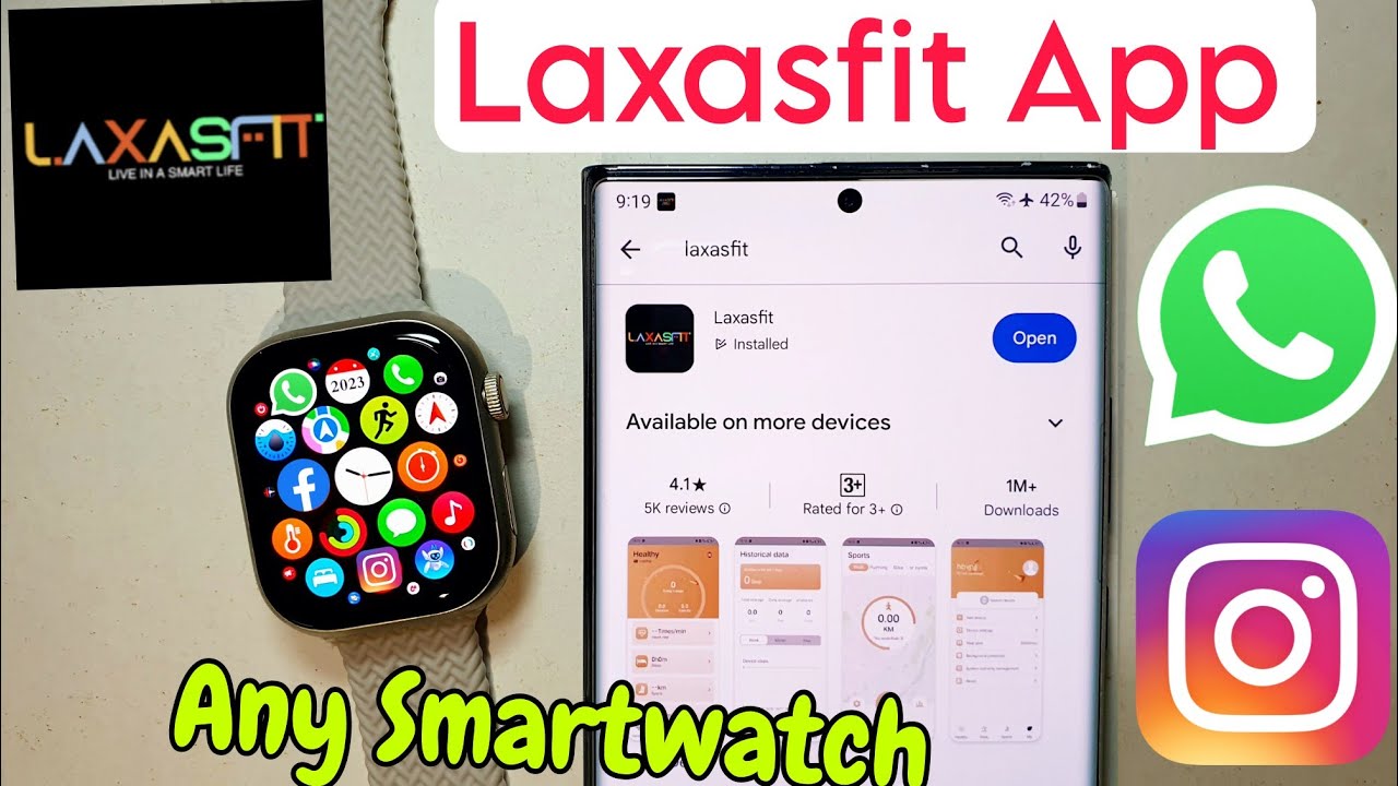 laxasfit connect to phone | Laxasfit App | Connect Laxasfit watch with phone | laxasfit Time Setting