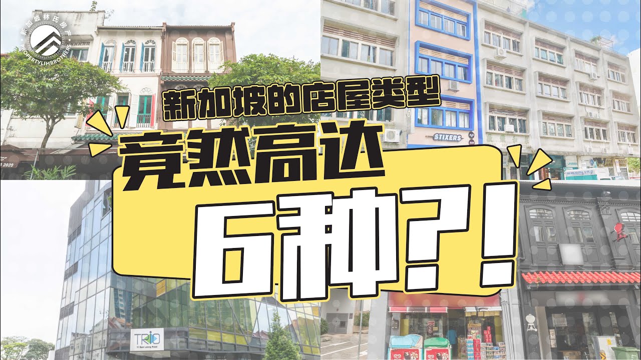 新加坡竟然有高达6种店屋⁉️投资买店屋就对了🔥 🏠 #新加坡林氏房产
