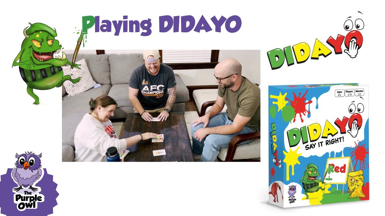 DiDaYo is a hilarious, quick-fire card game where sharp eyes and quick reactions win the day