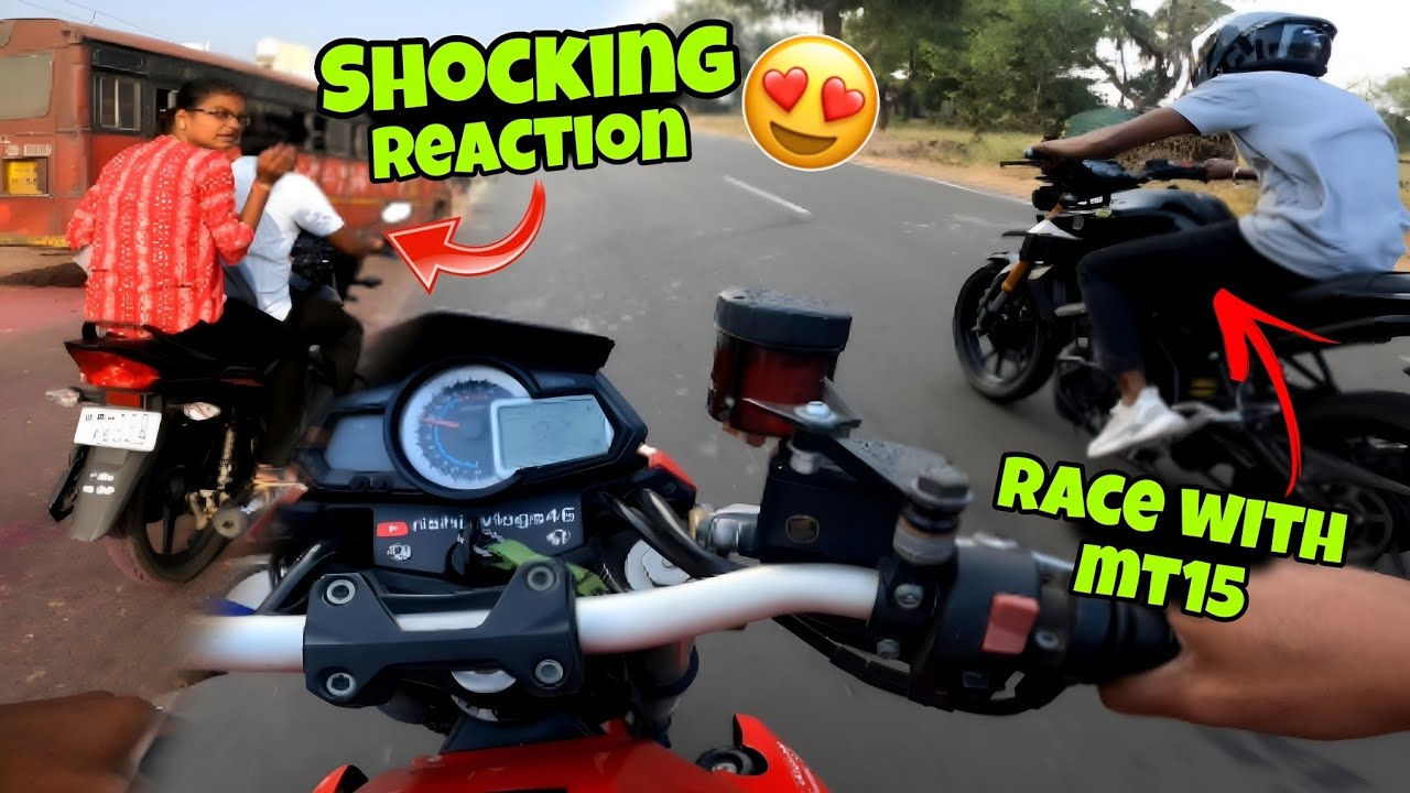 Crazy Public Reactions 🔥On Loudest Benelli 300 & MT15 | Rishi vlogs46