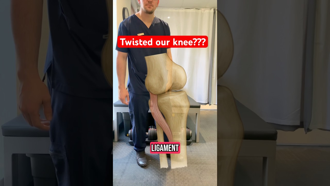 Twisted your knee!? - MCL sprain #kneeinjury #ligamentinjury #kneepain #physiotherapy