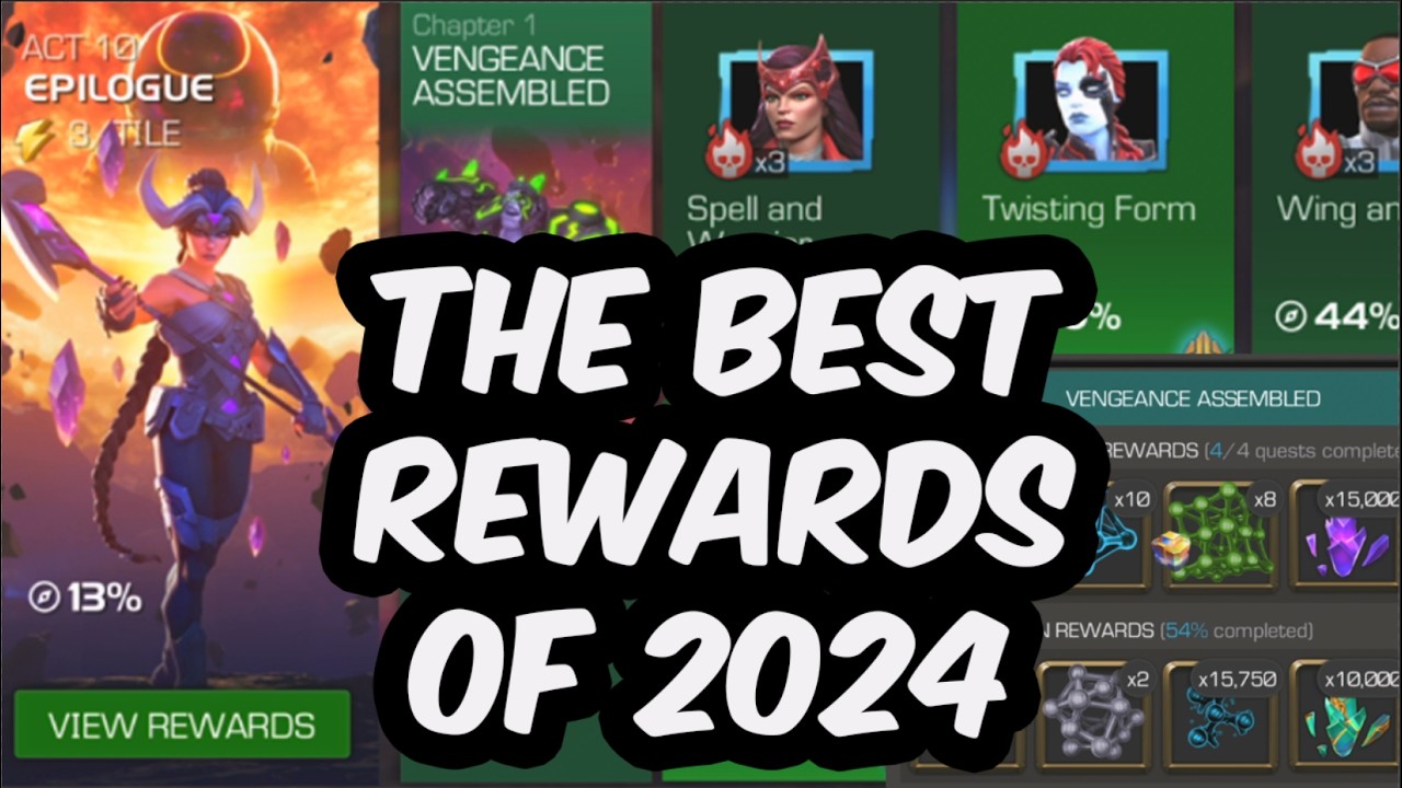 Act 10 Epilogue Rewards ARE JUST YIKES?! - The Best Rewards Of 2024 - Marvel Contest of Champions