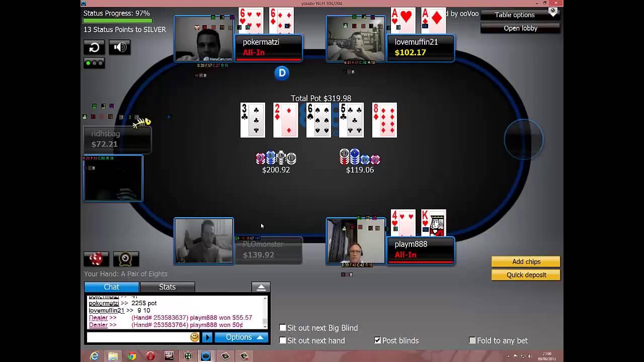 888 poker webcam crazy fish