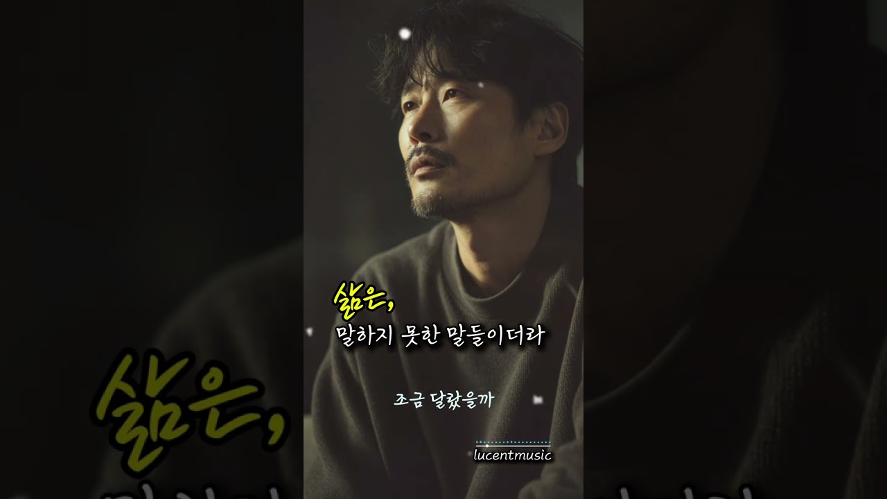 삶은 하지 못한 말들이더라 _LUCENT 