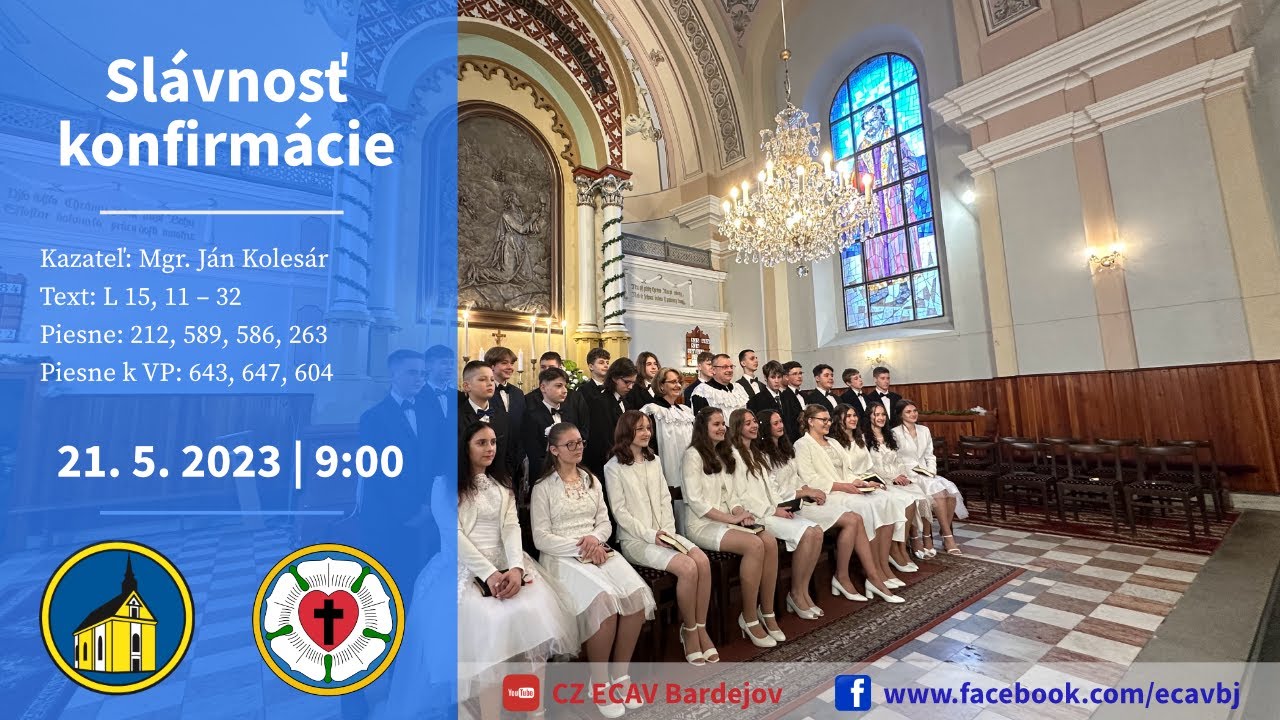 Slávnosť konfirmácie | 21. 5. 2023