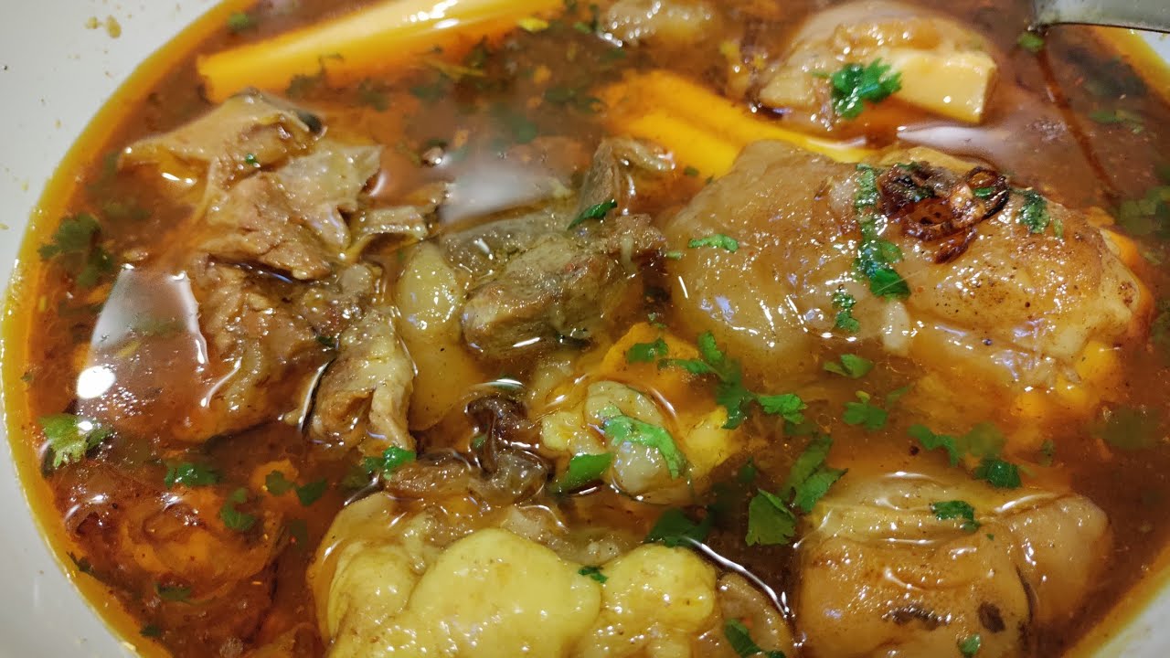 SLOW COOK BEEF TROTTERS|GAYE KAY PAYE|EASY COOK BEEF PYE RECIPE|لذیذ ریسیپی
