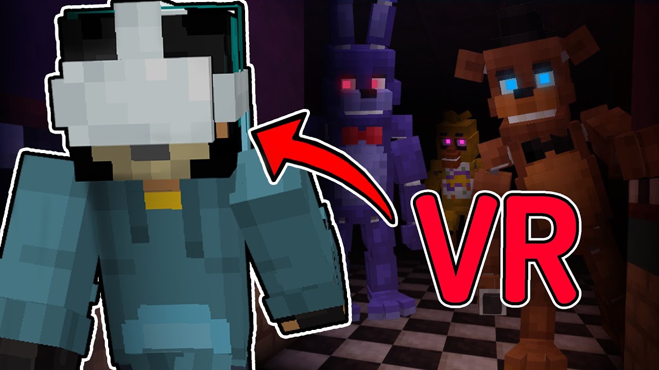 FNAF but in Minecraft VR - Five Nights at Freddy's Mod