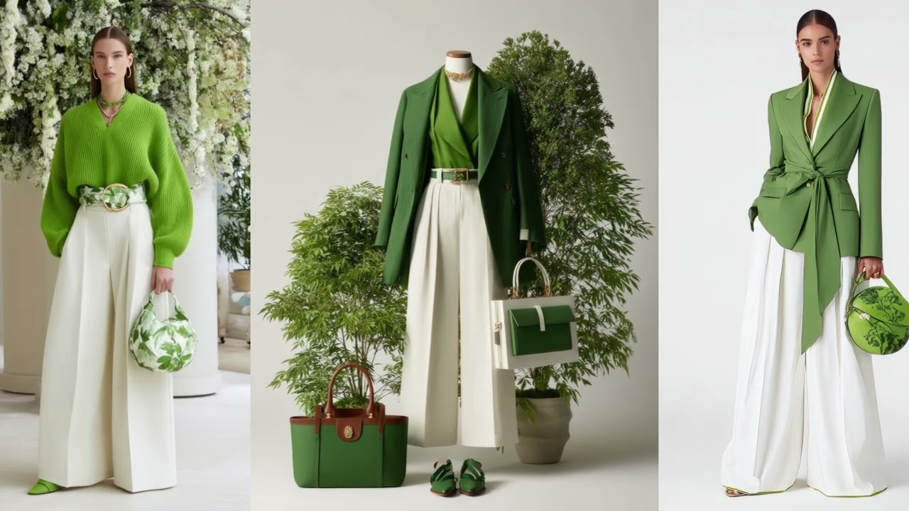 Коллекция Michael Kors Весна/Лето 2026 | Шалфейно-зеленый и слоновая кость – Современная американ...