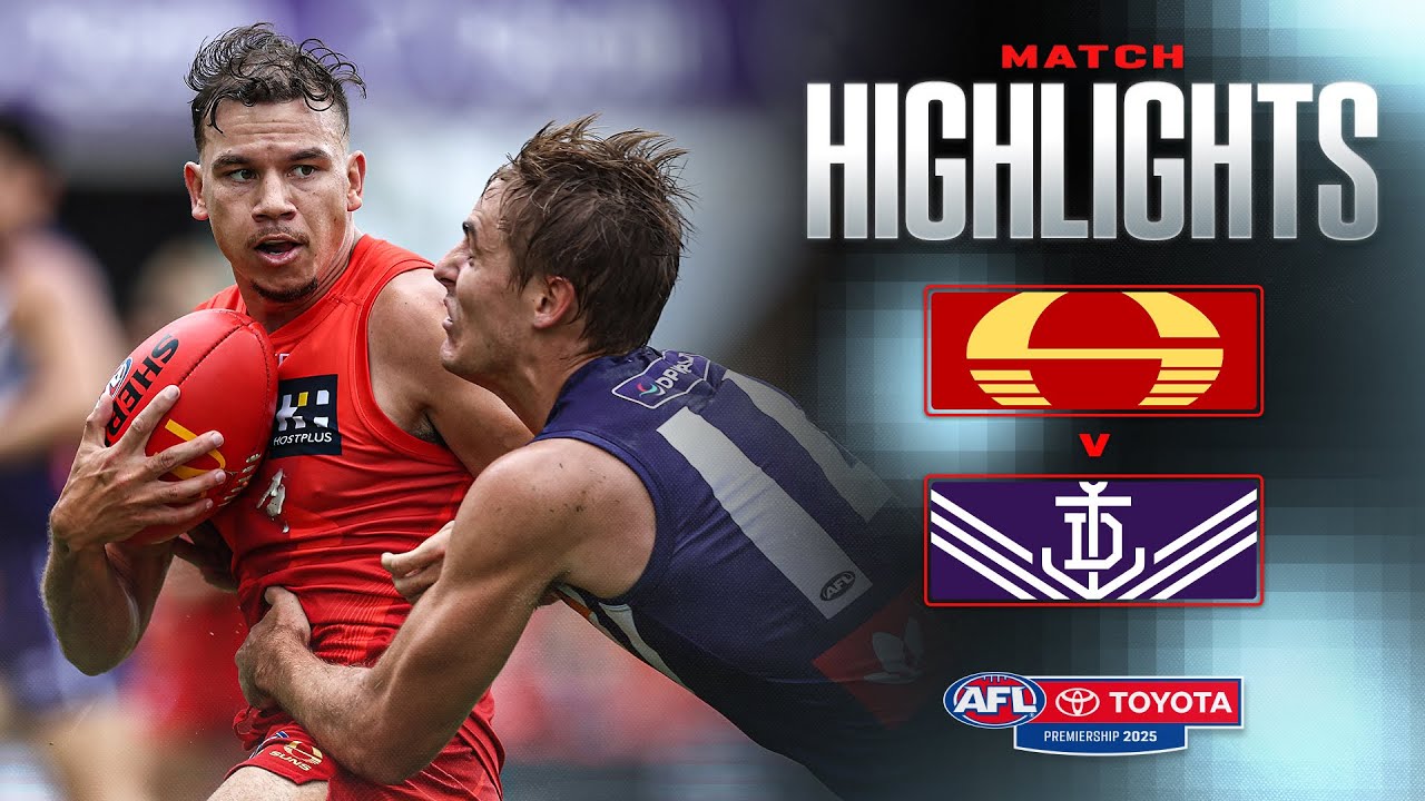 Gold Coast Suns v Fremantle Highlights | Round 12, 2025 | AFL
