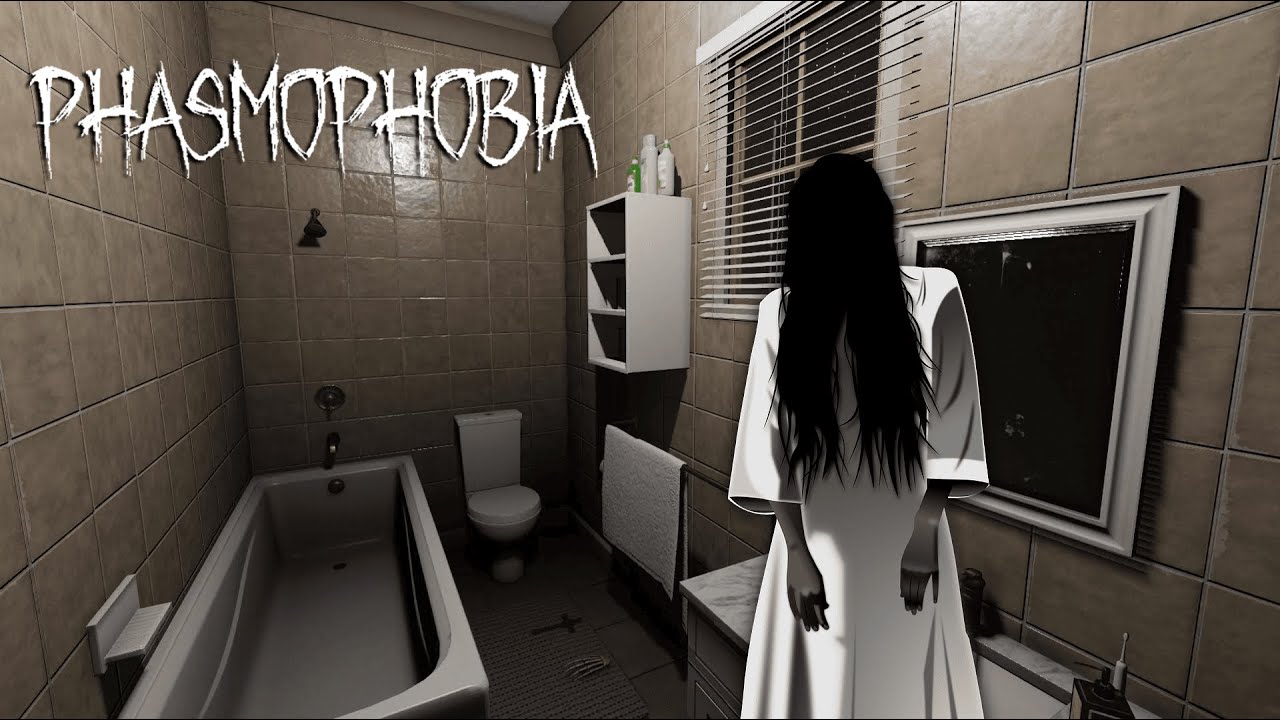 Communicate With An OBSESSIVE Ghost | Shower Sounds | Phasmophobia Ambience