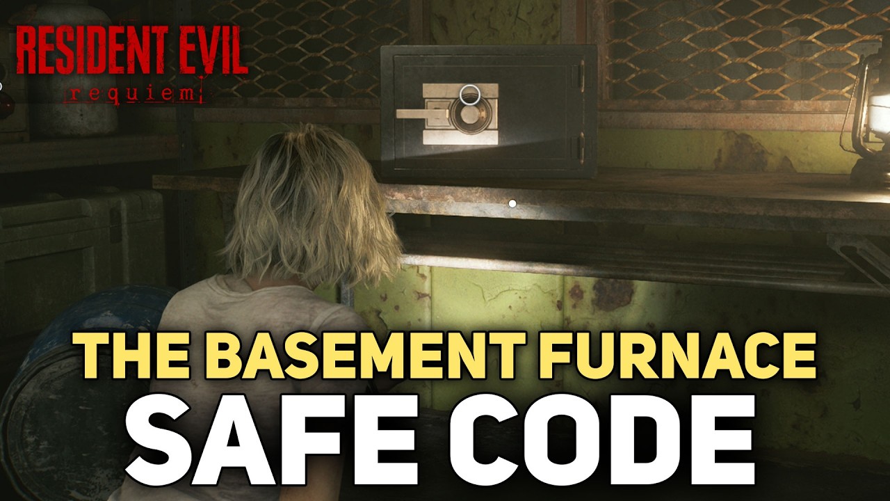 Resident Evil Requiem - Basement Furnace Safe Code (How To Open)
