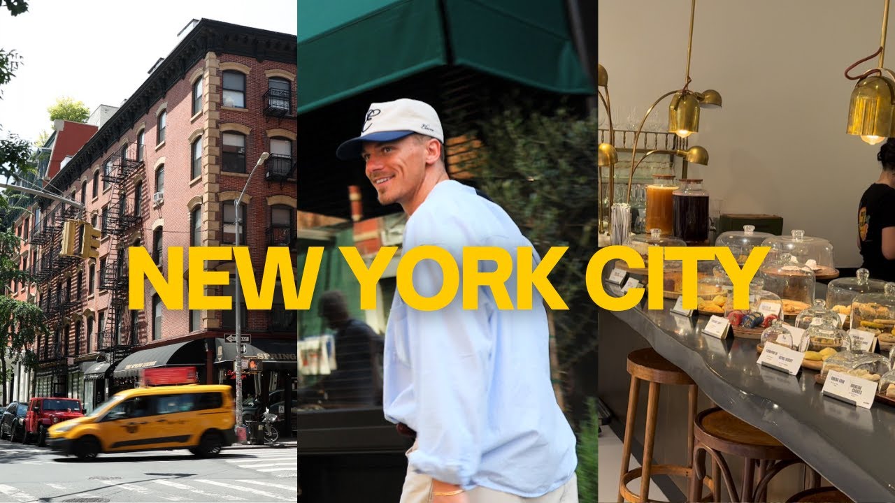 nyc vlog: exploring the city, shopping, fashion, cafes