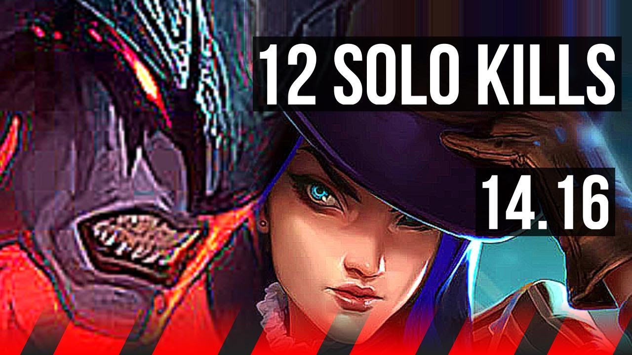 AATROX vs CAITLYN (TOP) | 12 solo kills, 15/1/0, Legendary, 67% winrate | BR Grandmaster | 14.16