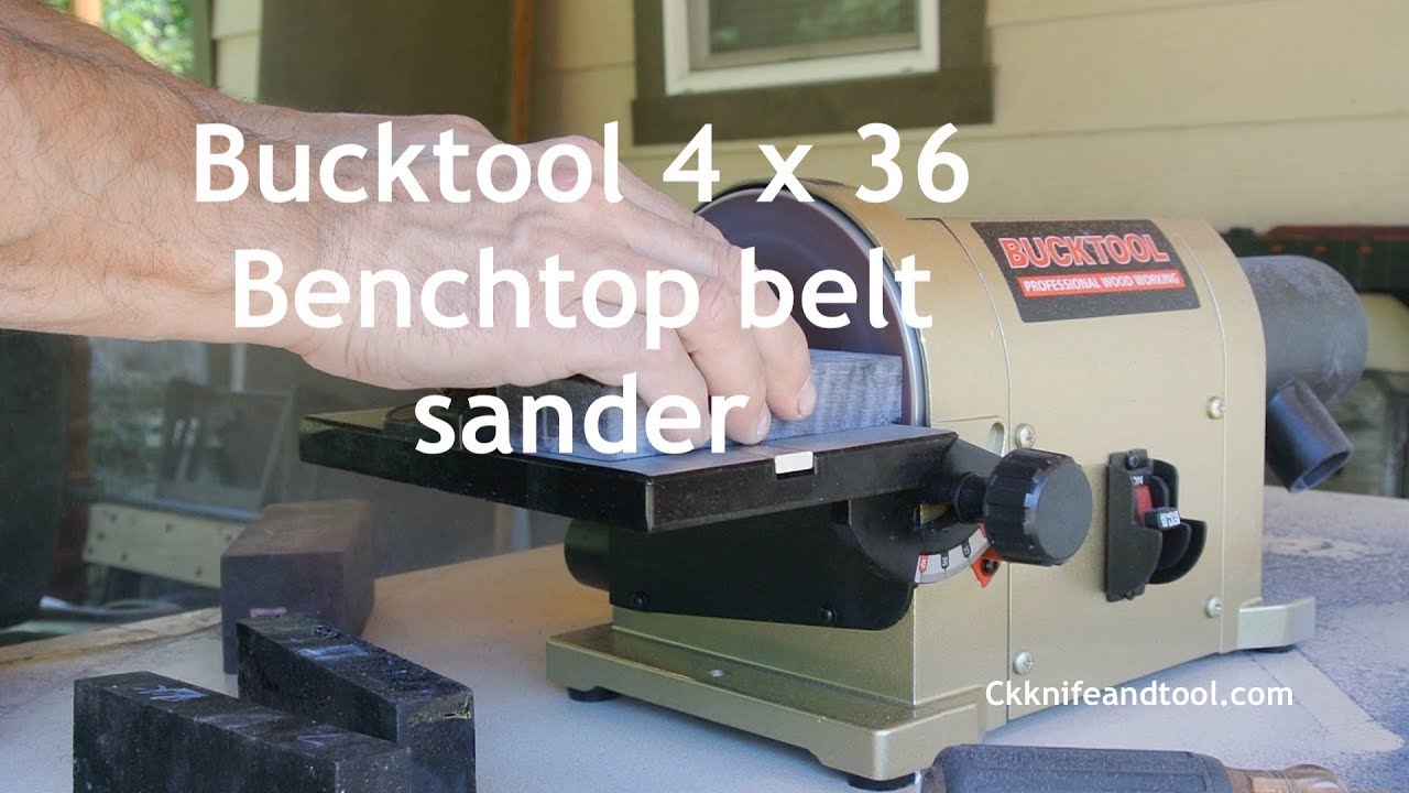 Bucktool 4x36 Benchtop Sander