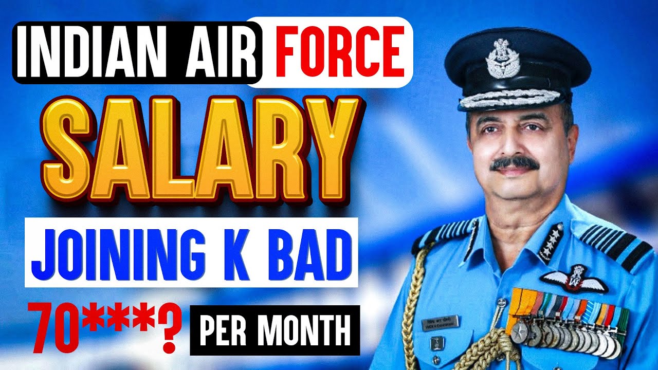 Indian Air Force Salary after joining | @pahlijob