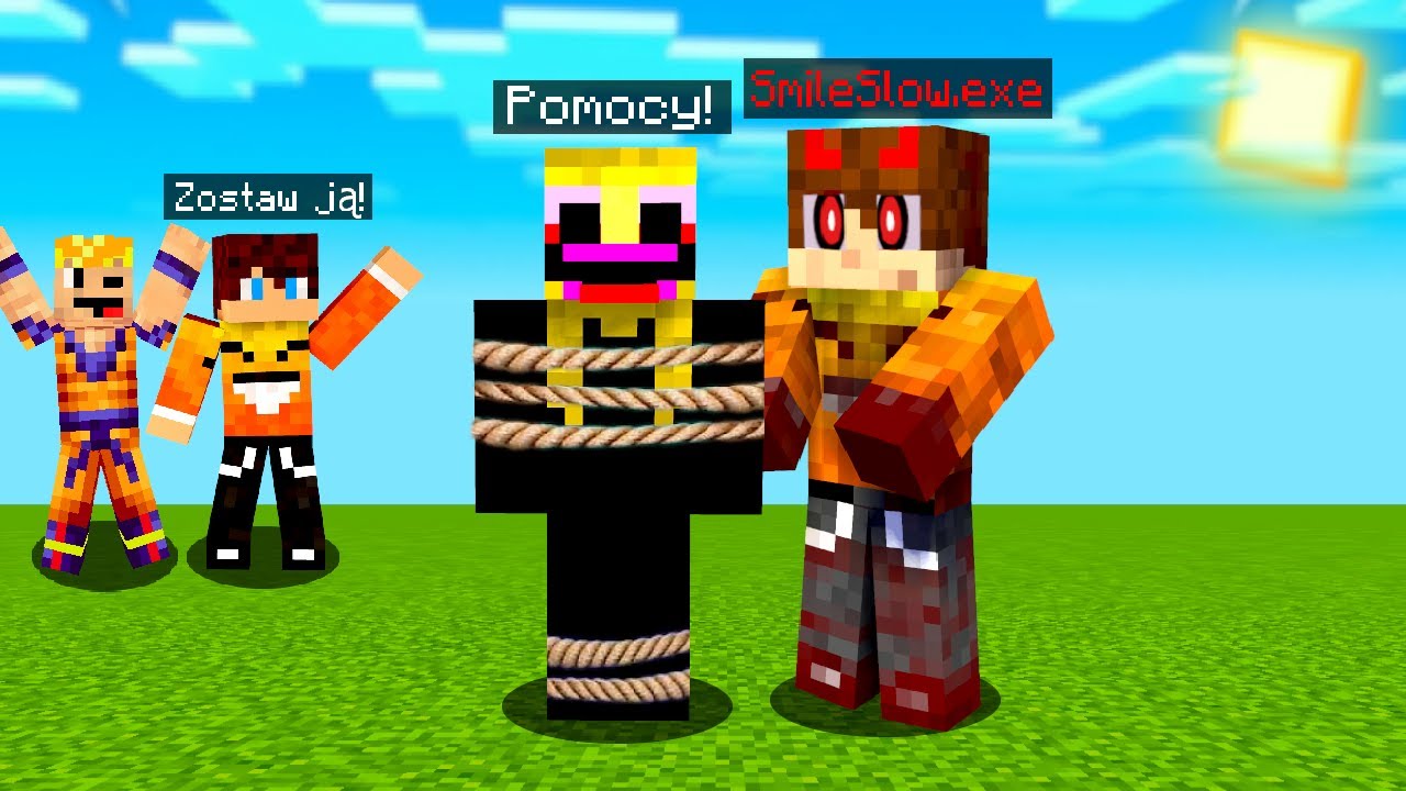 SMILESLOW.EXE ZŁAPAŁ MOJĄ DZIEWCZYNE w Minecraft! 😭 *pomocy*