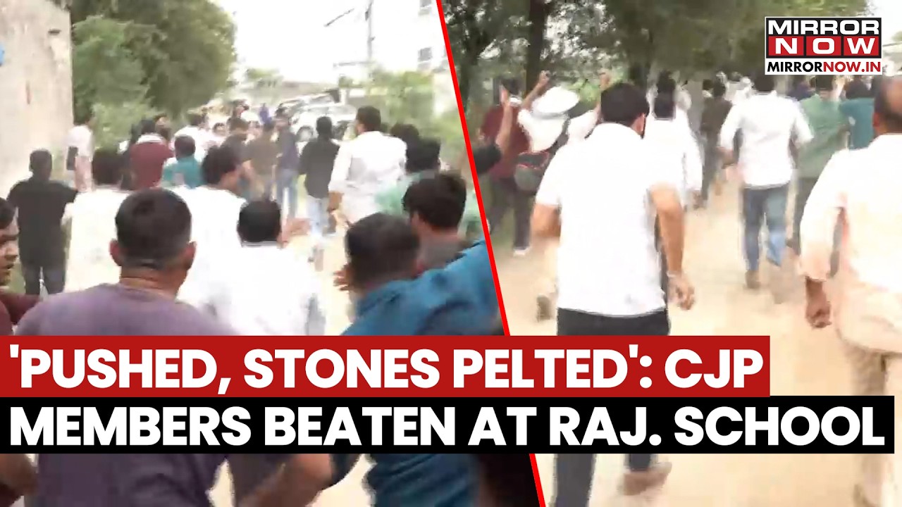 CJP's Ashutosh Ranka & Other Members Heckled At Rajasthan School; Accuse BJP Of Sending Goons