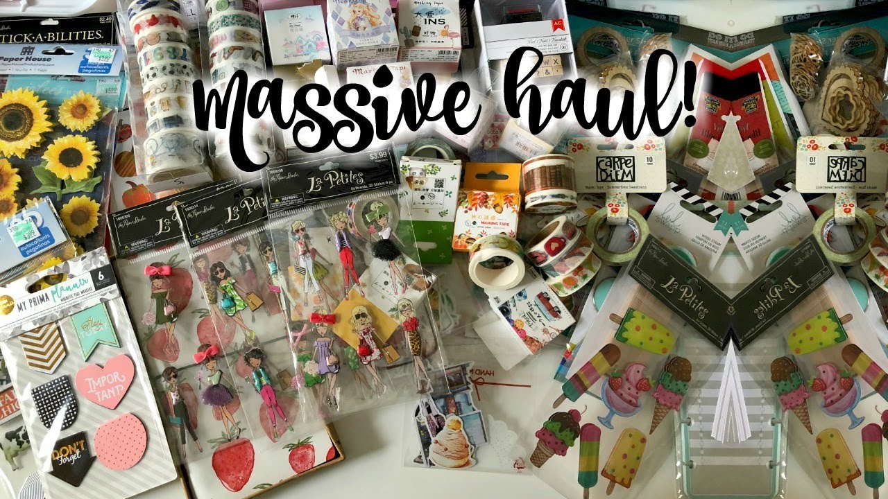 MASSIVE PLANNER HAUL | ALI EXPRESS, PEACHY CHEAP, HOBBY LOBBY
