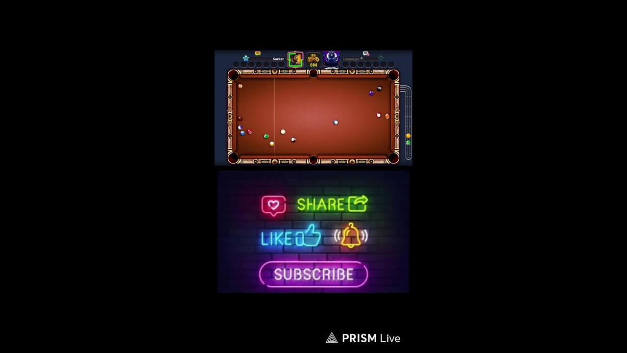 I AM BACK 8 BAL POOL TRICK SHORT😨😱