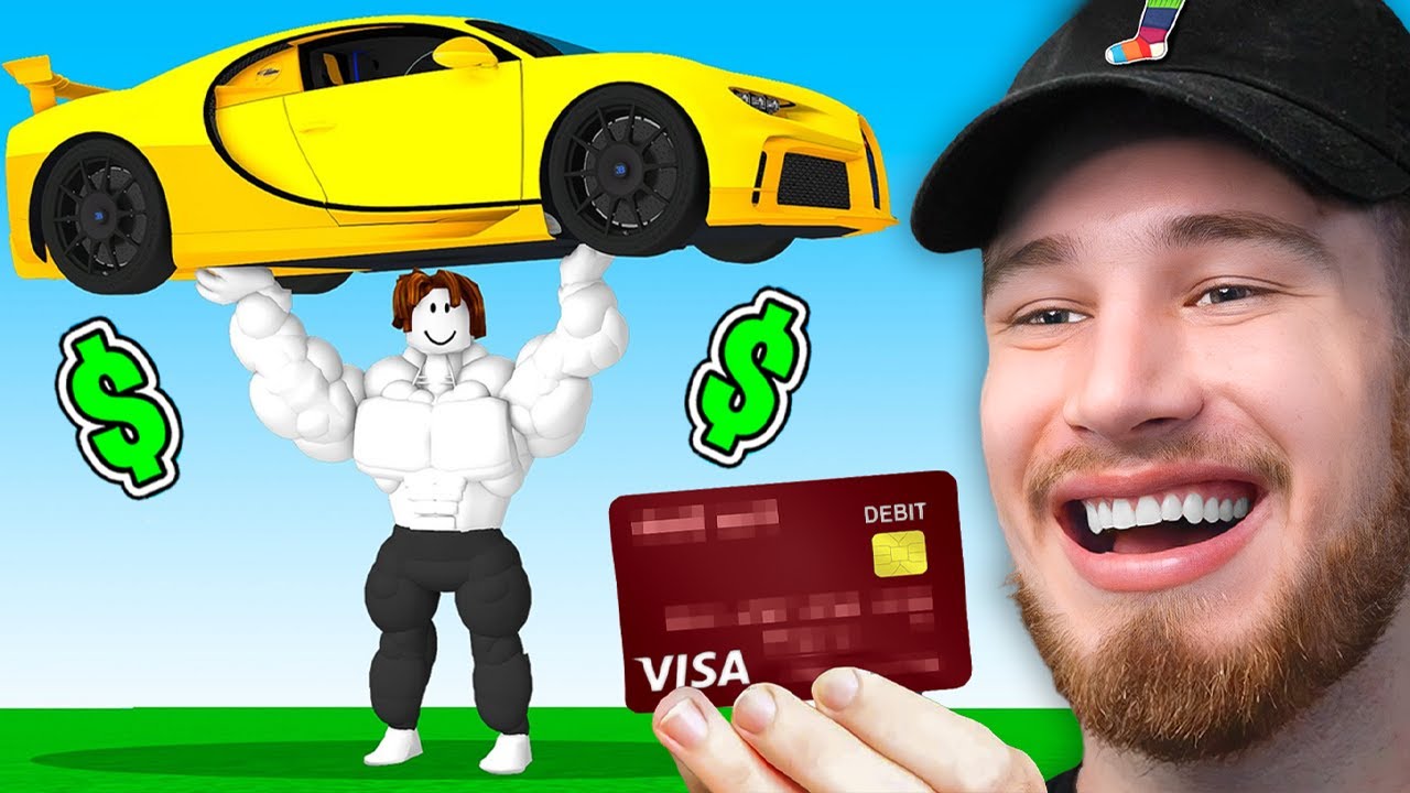 Spending ROBUX to be the STRONGEST PLAYER in Roblox