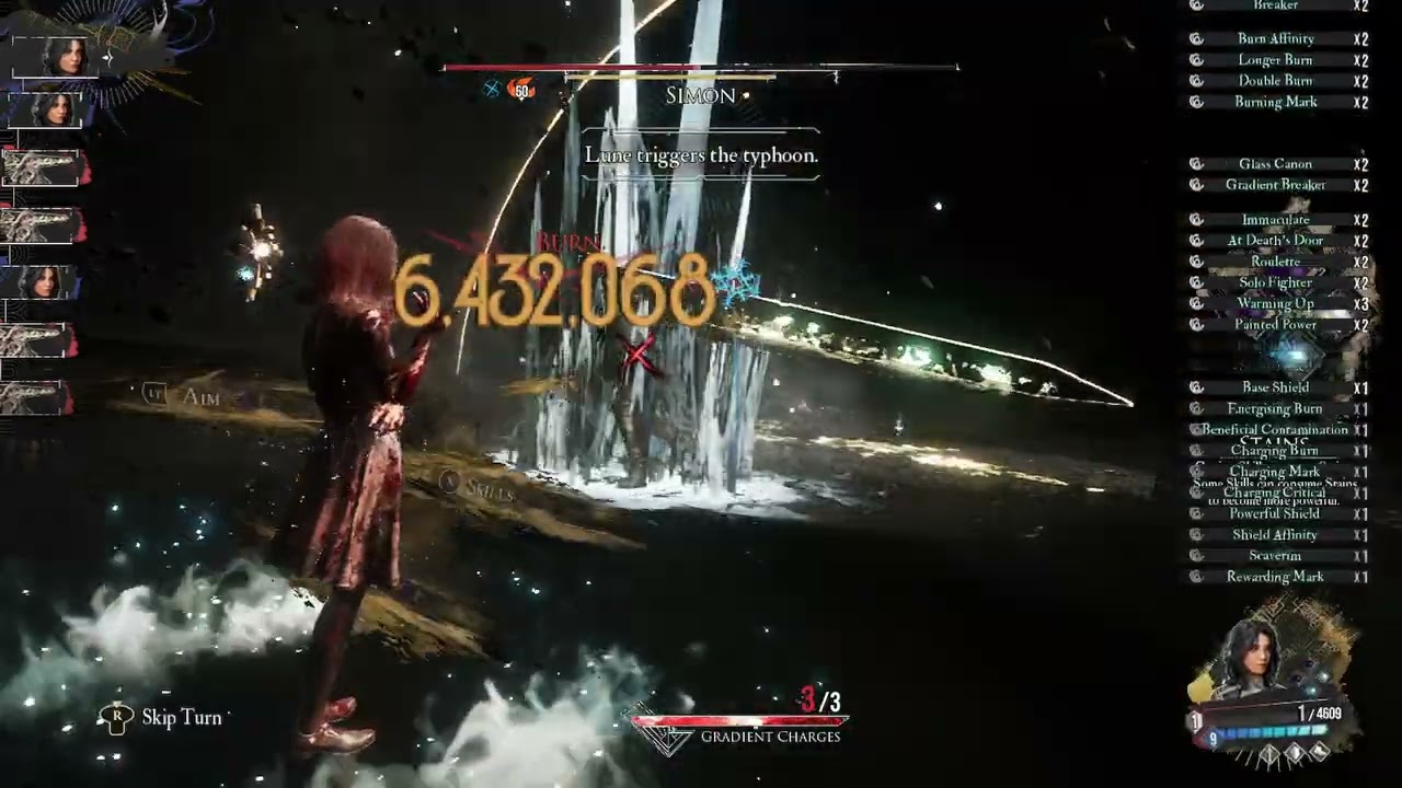 Clair Obscur: Expedition 33 - Dark stain Lune showcase vs Simon ng+ (expert) /w x5 hp mod (No hit)