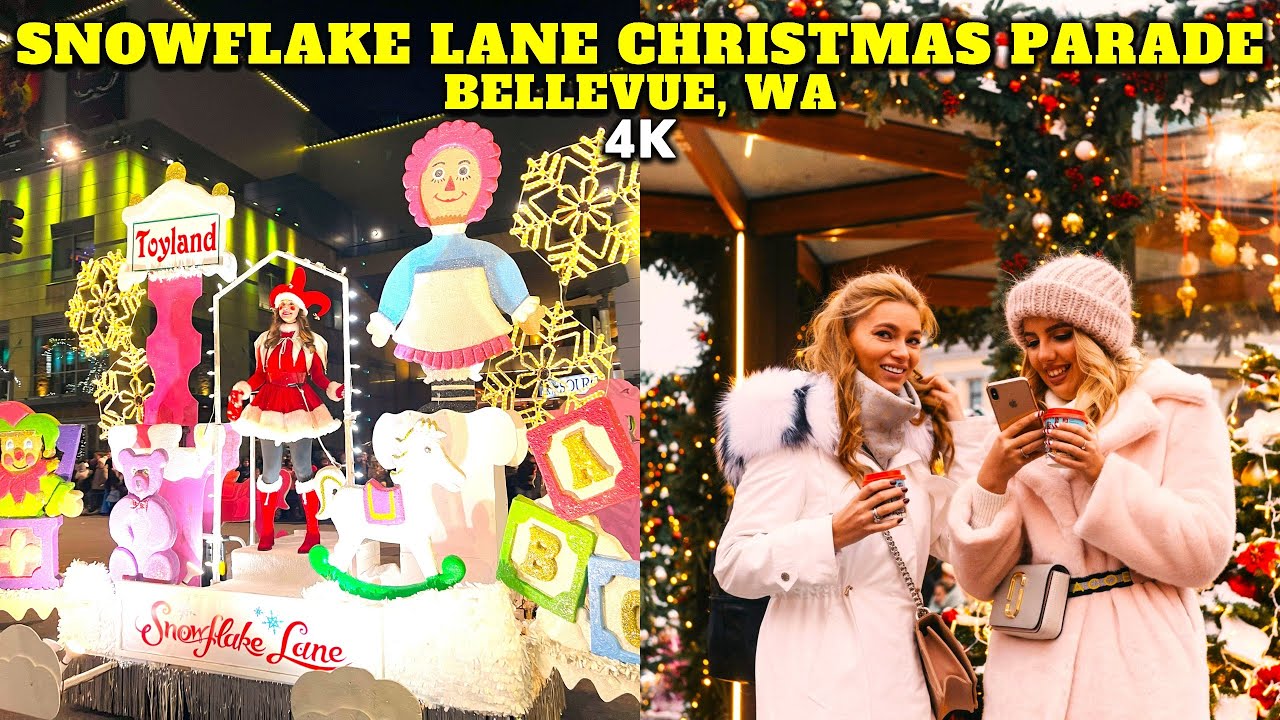 SNOWFLAKE LANE Full Holiday & CHRISTMAS Parade | Bellevue Square | Bellevue, Washington 2024